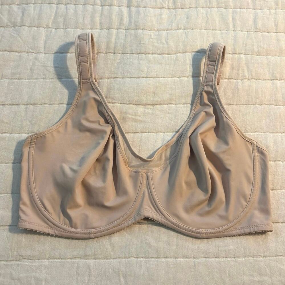 SheCurve Size 38F 38DDD Underwire Bra Beige Tan